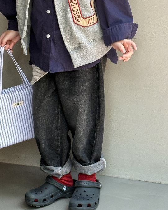 テーパードウォッシュデニム