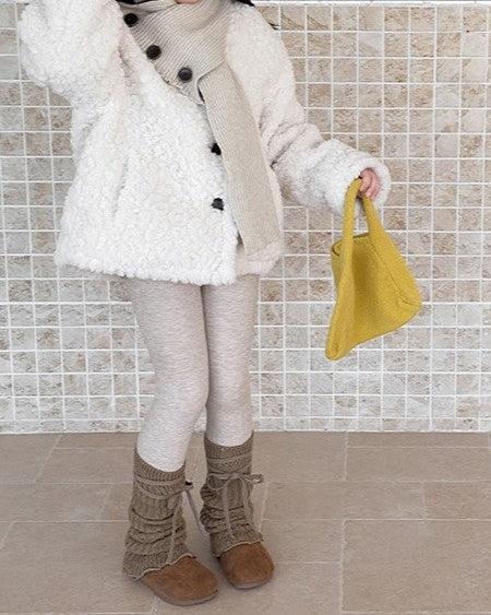 レッグウォーマー付裏起毛レギンス