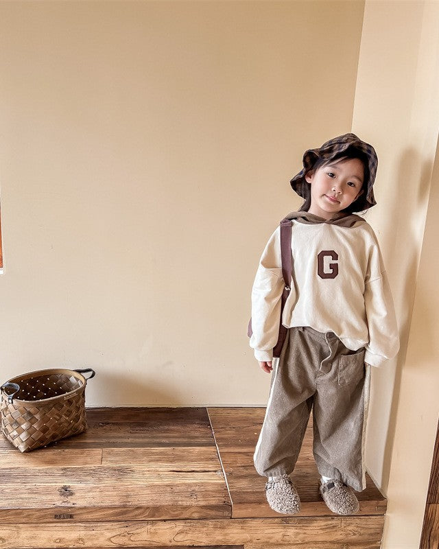 サイドラインコーデュロイパンツ