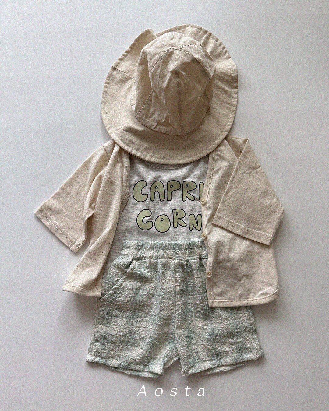 [aosta]check short pants
