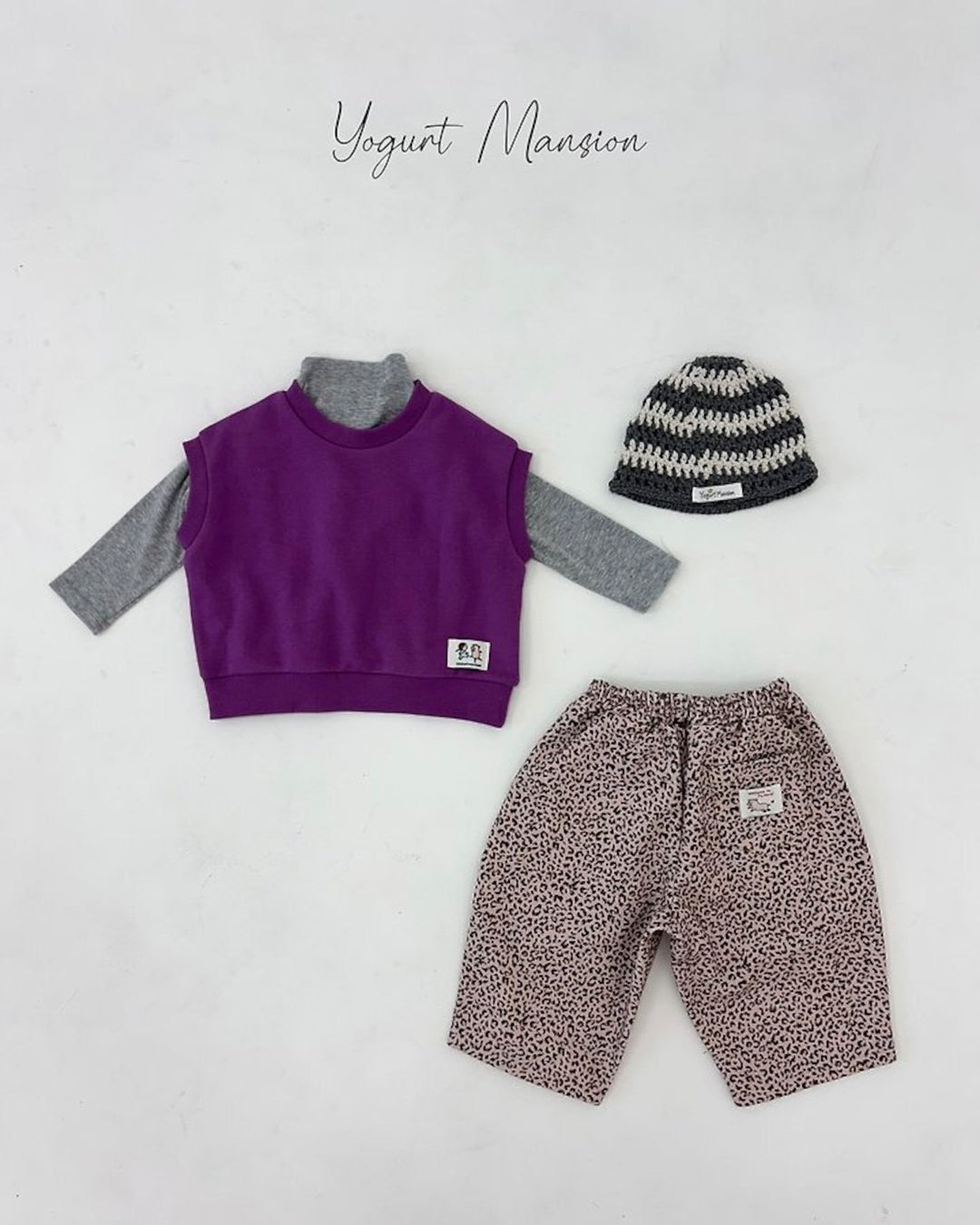 [yogurt mansion]leopard pants