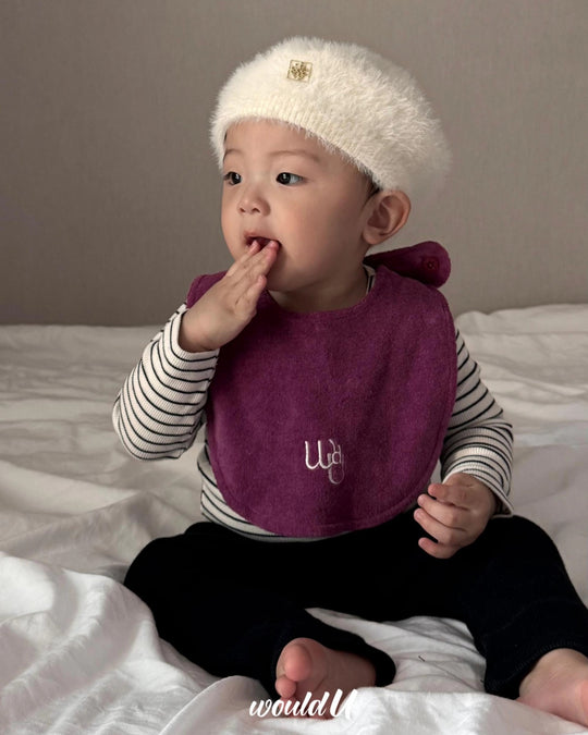 [would U]cloud terry bibs"16色"