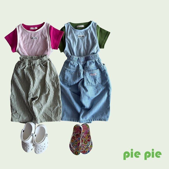 [pie]mimi ribbed short sleeve T