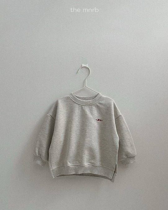 [minirobe]Asymmetric Sweatshirt