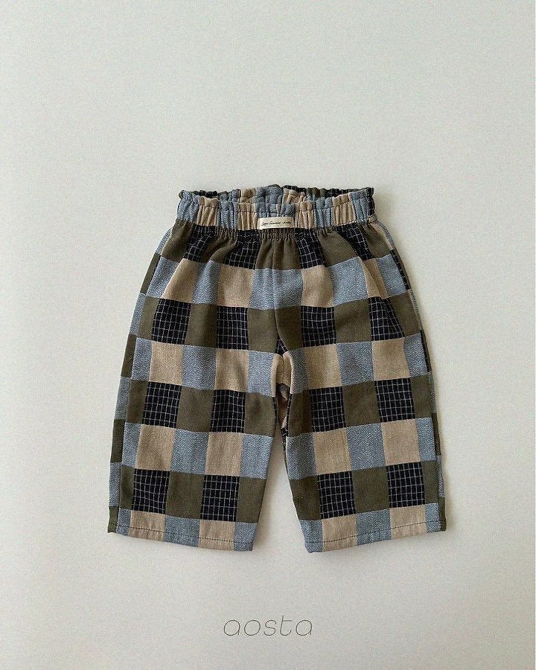 [AOSTA]Patchwork Pants