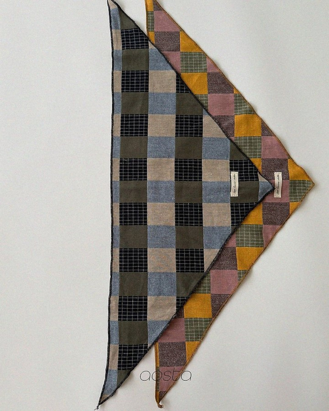 [AOSTA]Patchwork Scarf