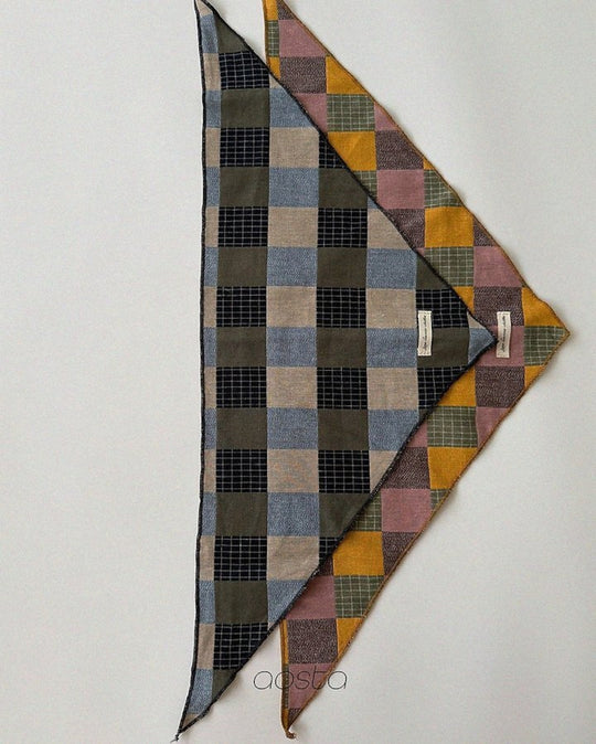 [AOSTA]Patchwork Scarf