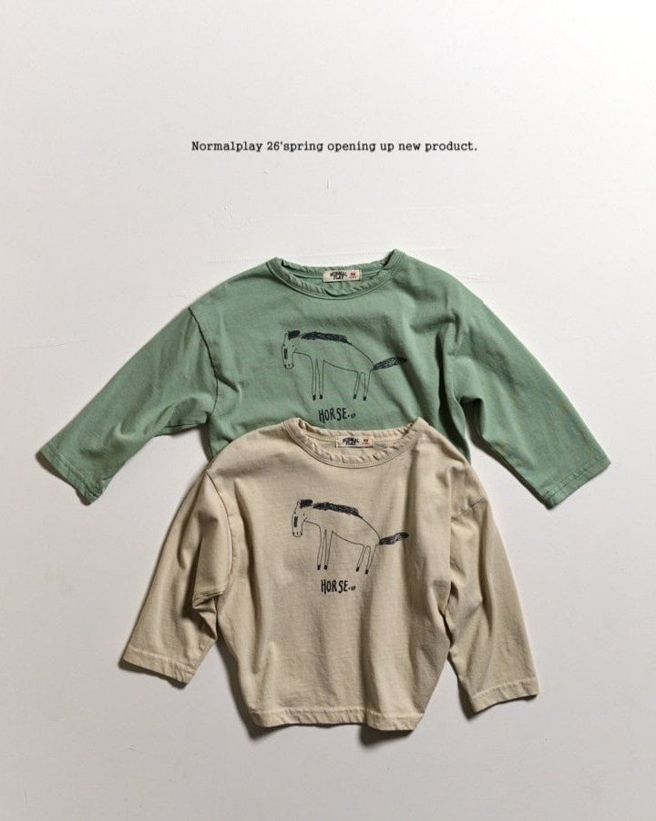 [NORMALPLAY]horse single T