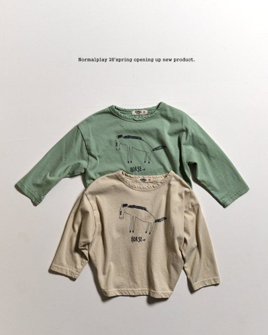 [NORMALPLAY]horse single T