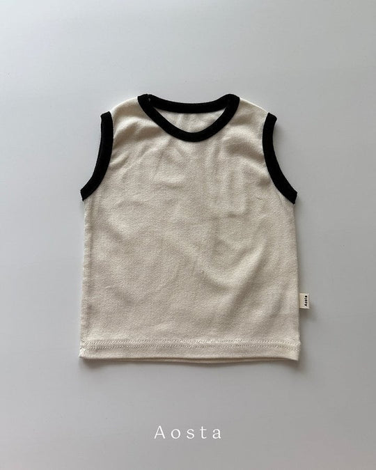 [aosta]lip sleeveless T