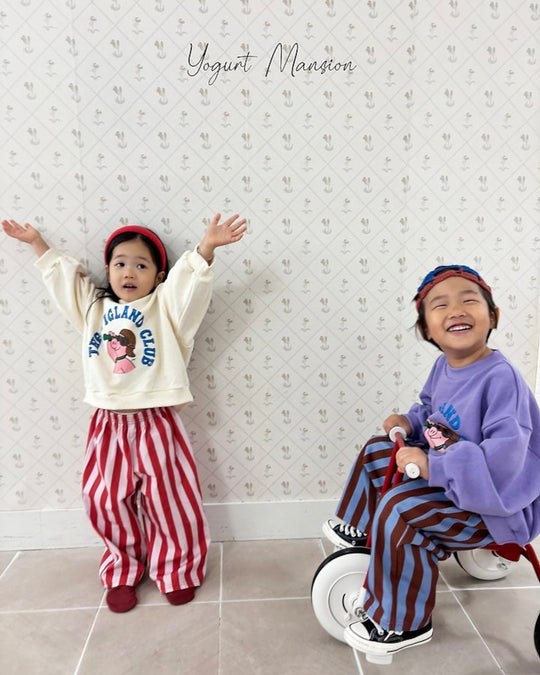 [yogurt mansion]color stripe pants