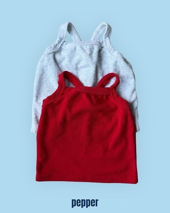 [pepper]ketchup terry sleeveless