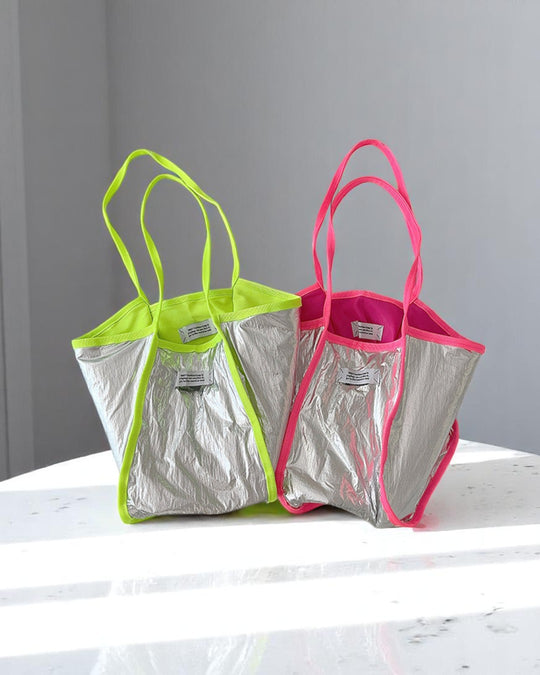リバーシブルネオンシルバーBAG