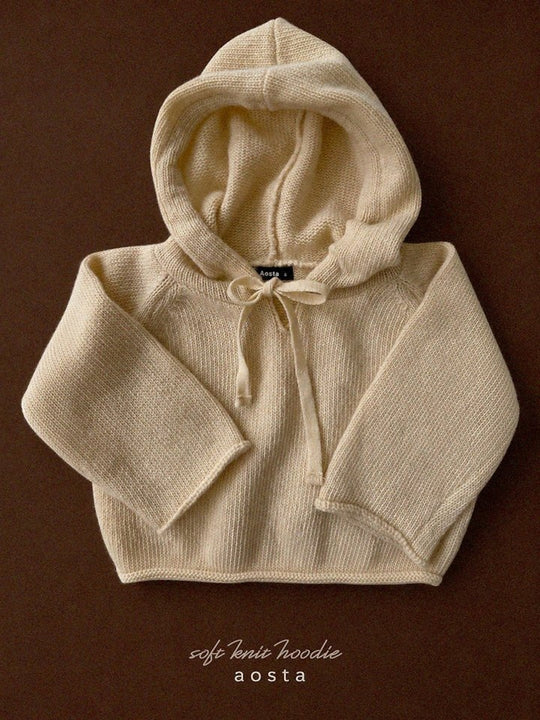[AOSTA]Knit Cookie Hoodie