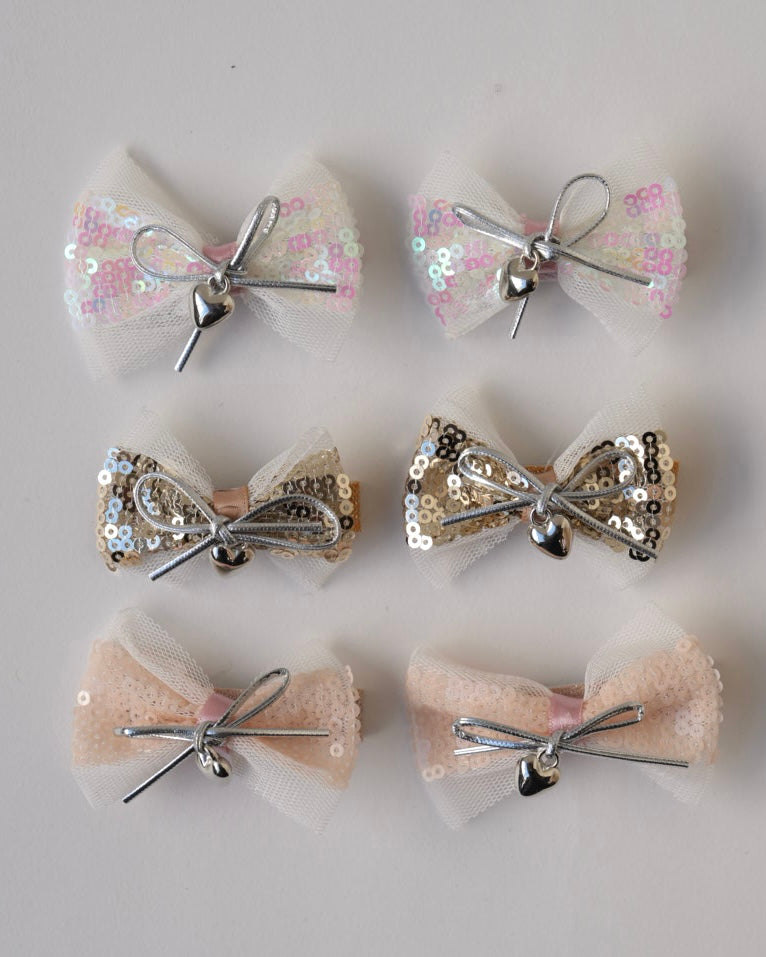 キラキラリボンクリップ