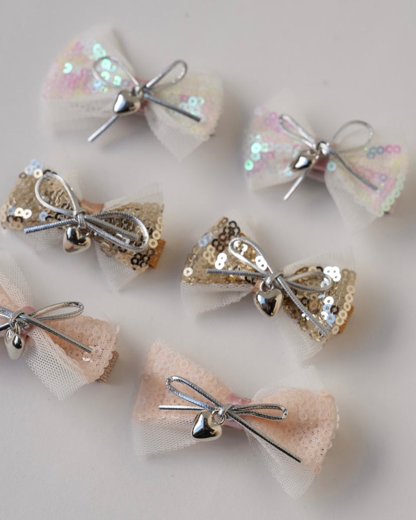 キラキラリボンクリップ