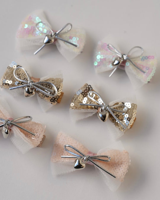 キラキラリボンクリップ