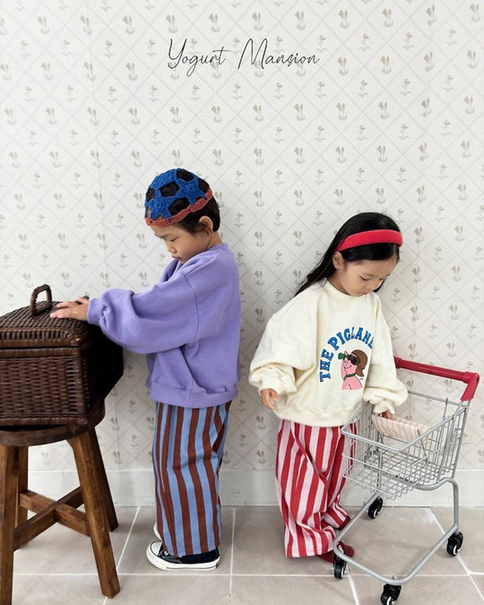 [yogurt mansion]color stripe pants