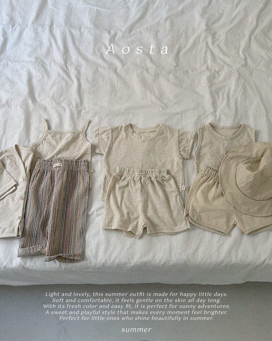 [aosta]cool linen pants