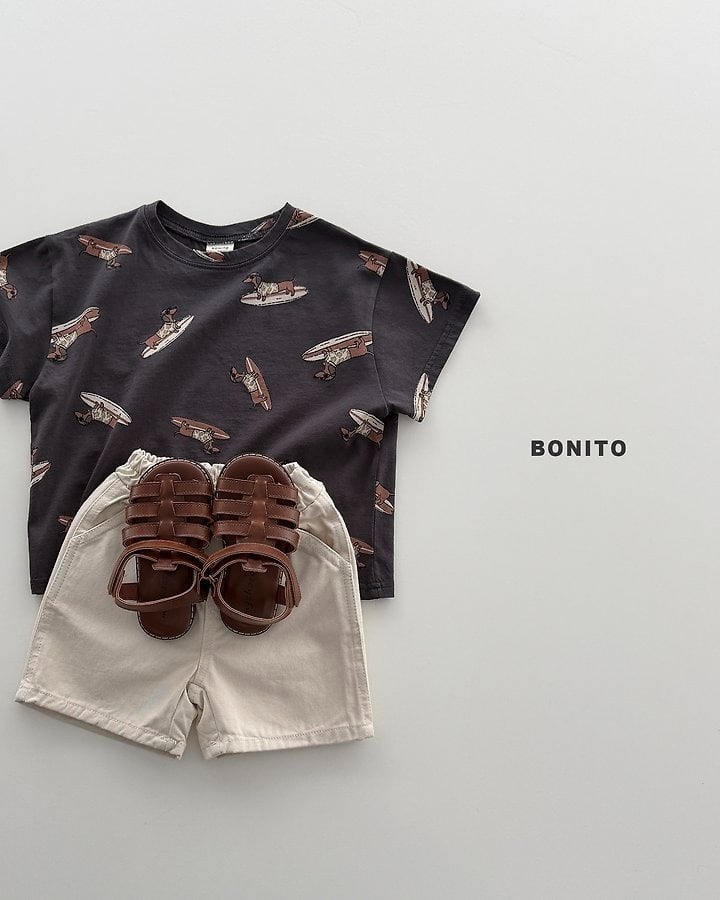 [BONITO] surfing dog T