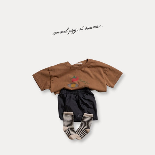 [NORMAL PLAY]egg short sleeve T