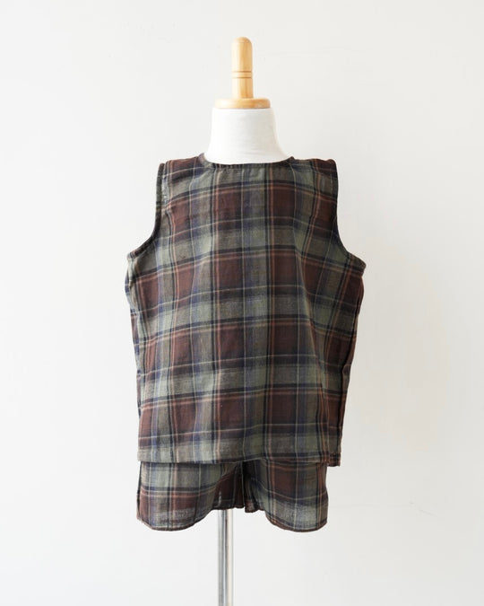 フォレストチェックセットアップ.