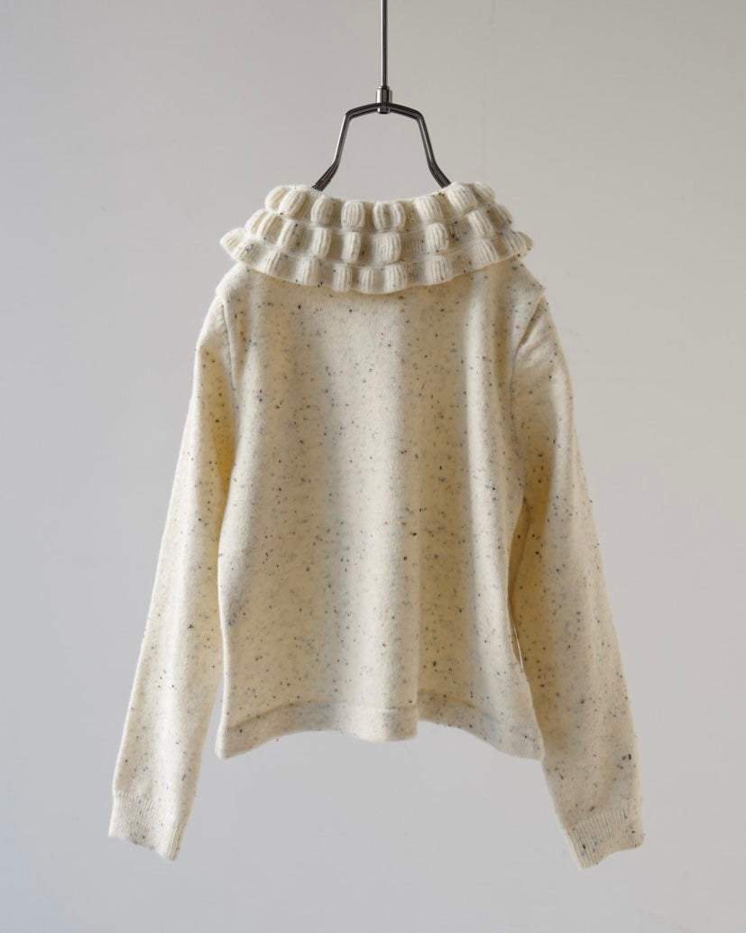ぽこぽこカラーネップニット