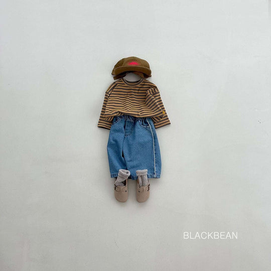 [BLACKBEAN]ピンデニムPT
