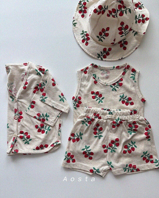 [aosta]linen sleeveless T