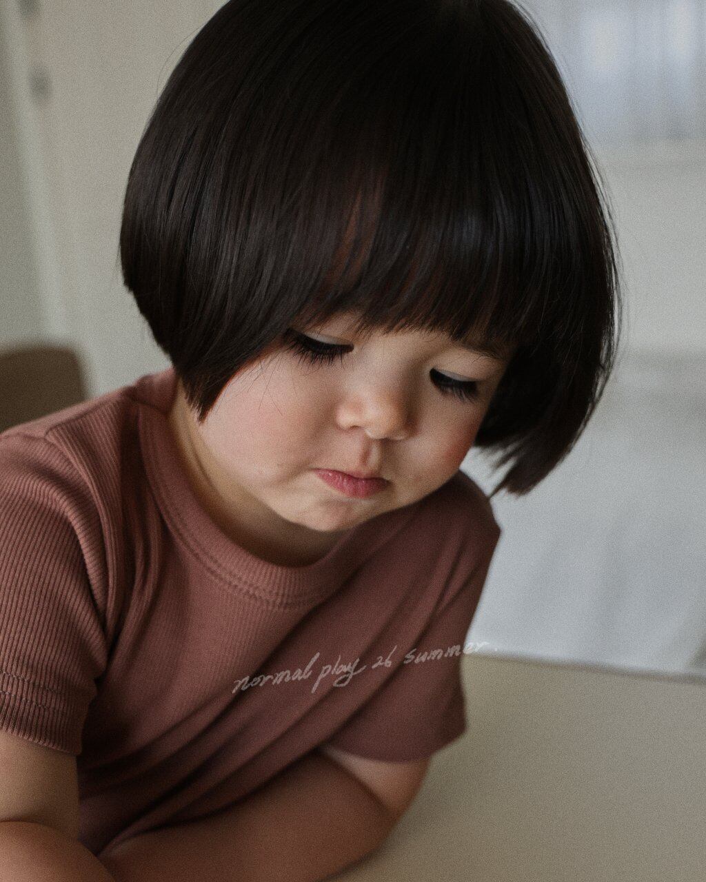 [NORMAL PLAY]soft slim short sleeve tee