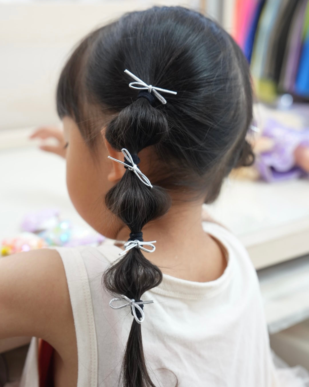 カラーコードリボンゴム10本セット