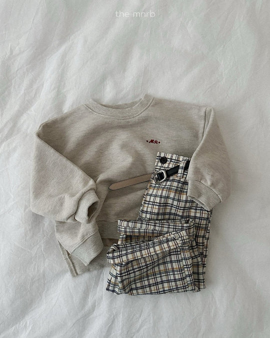 [minirobe]Asymmetric Sweatshirt