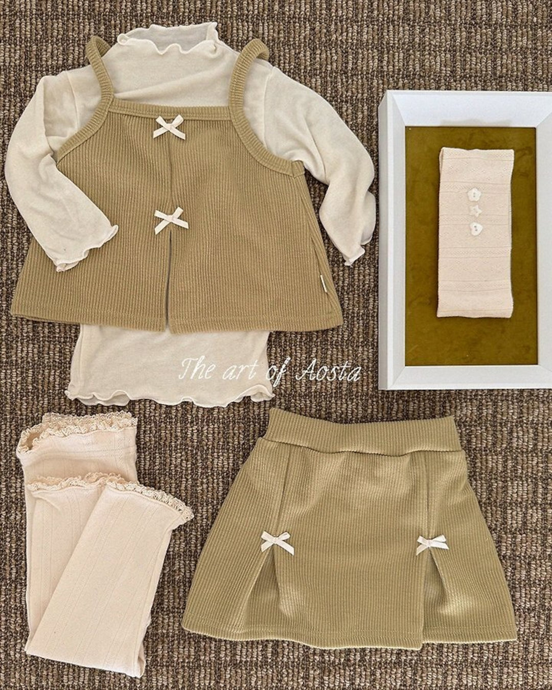 [AOSTA]Camellia Leggings