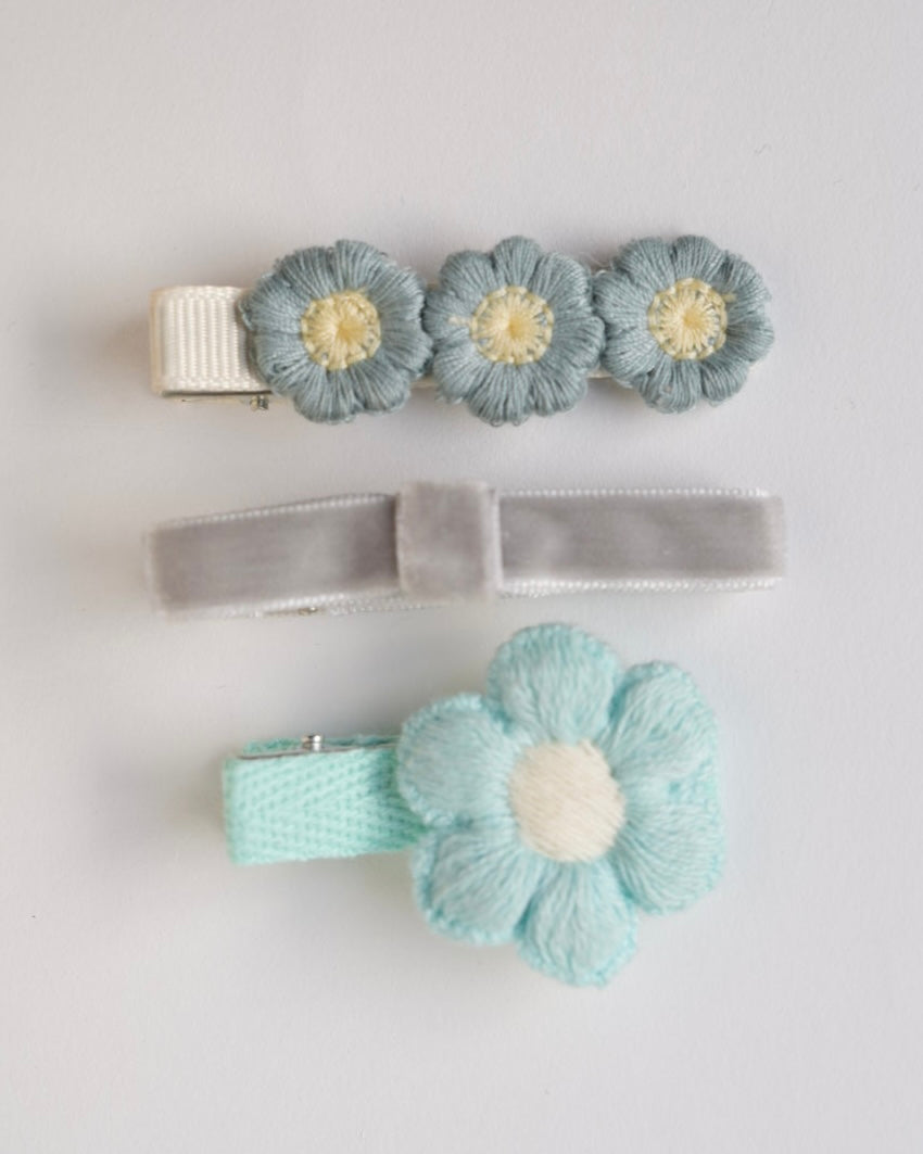 ベロアリボンクリップセット