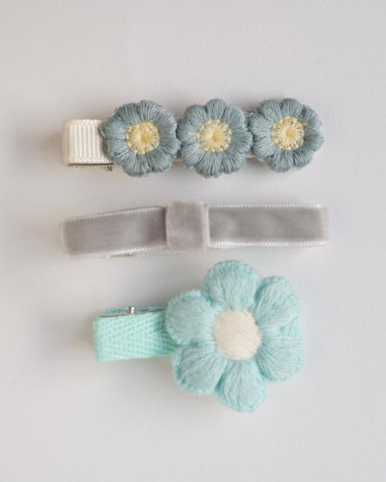 ベロアリボンクリップセット