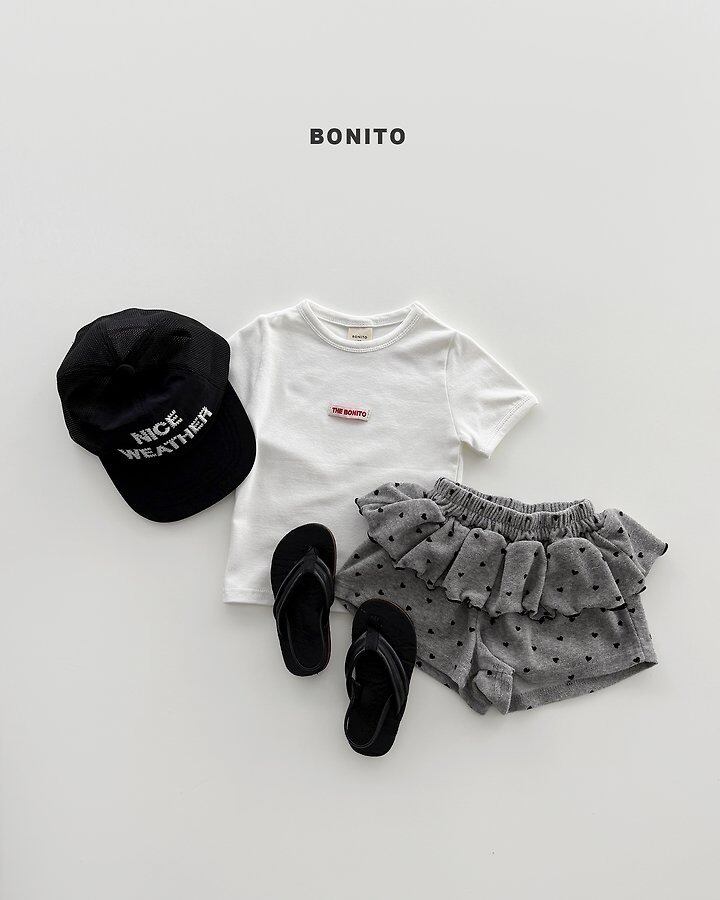 [BONITO]mini heart frill pants