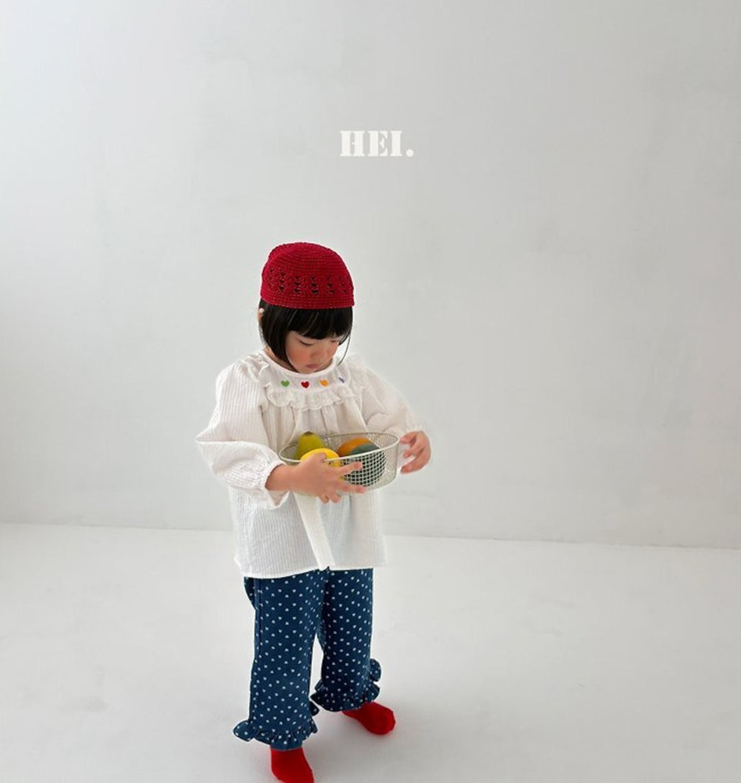 [Hei]フリルデニムPT