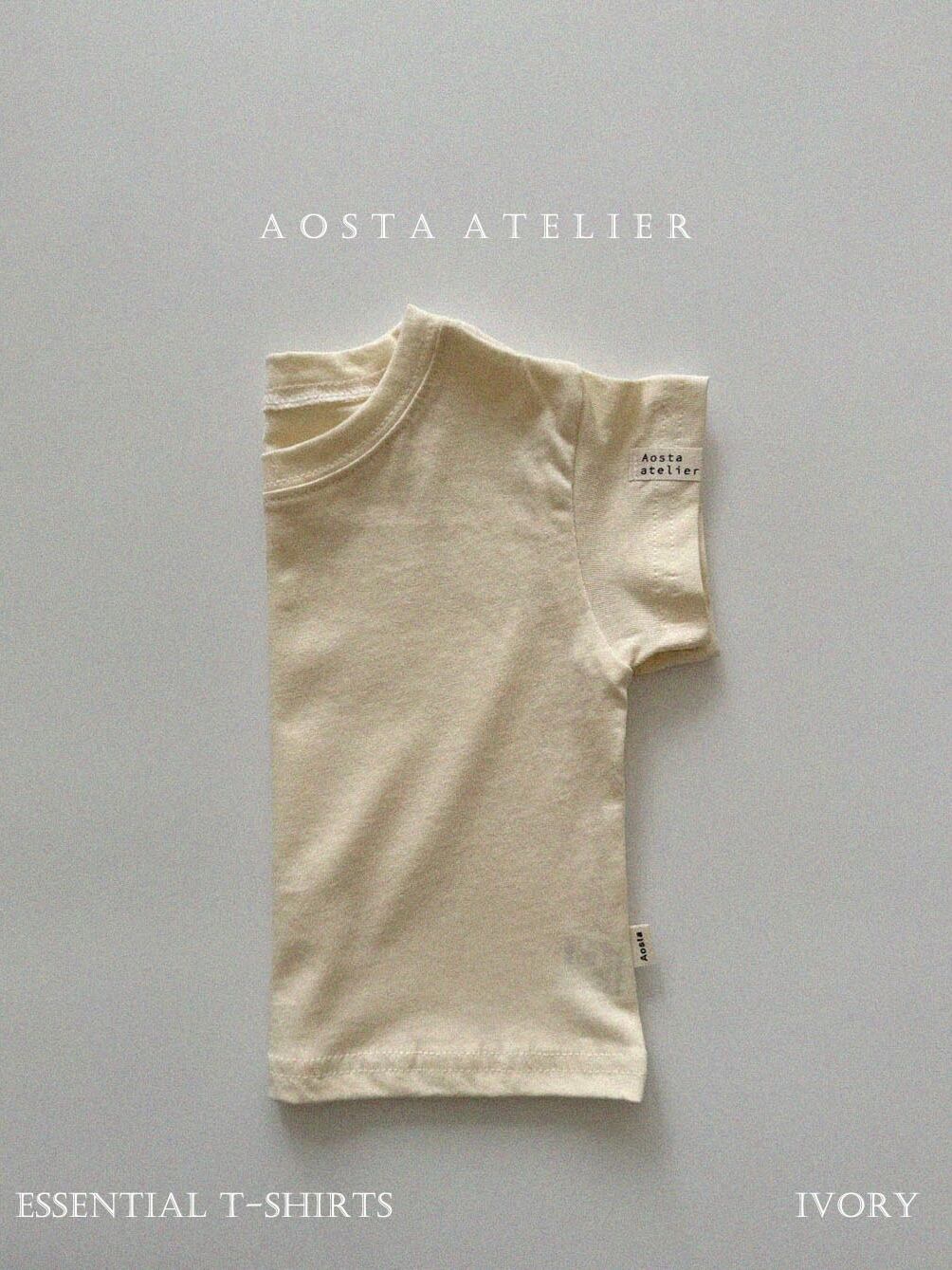 AOSTAライトプレーンTシャツ