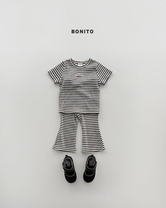 [BONITO]slim stripe SET-UP