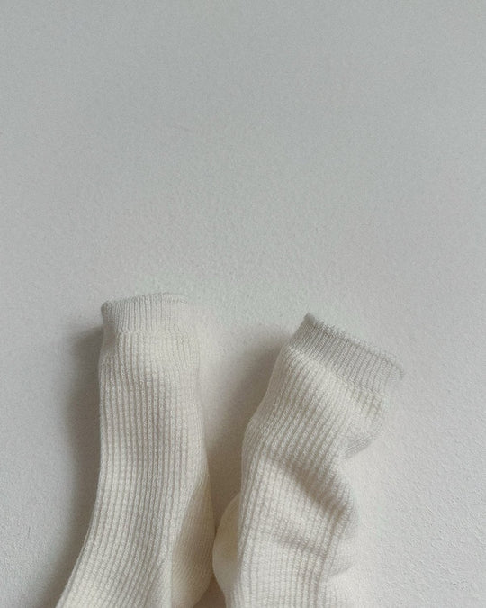 [minirobe]Basic Waffle Socks 3Set