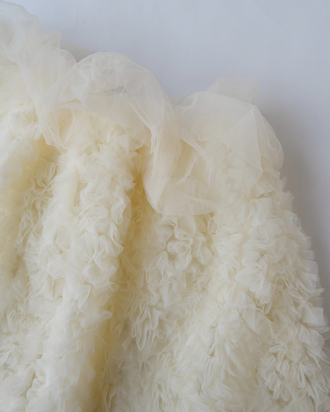 チュールフラワーレーススカート