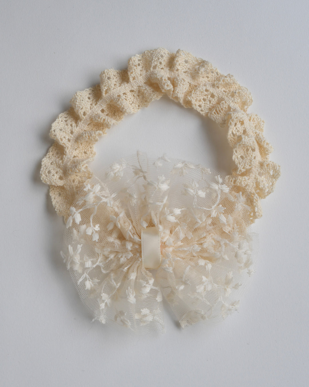 BABYレースリボンヘアバンド