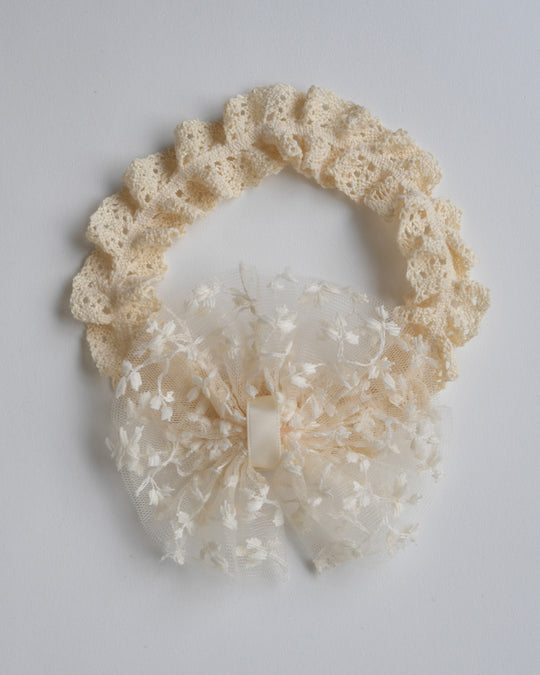 BABYレースリボンヘアバンド