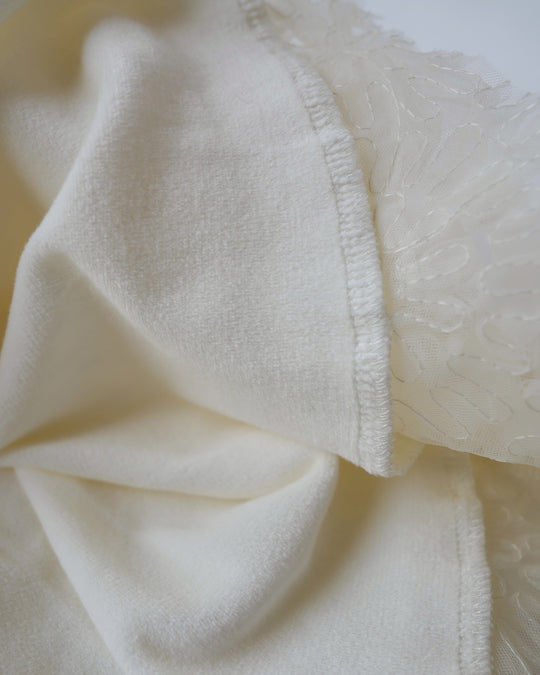 チュールフラワーレーススカート