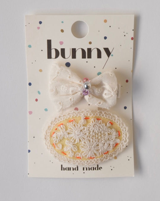 レースパレットヘアアクセ