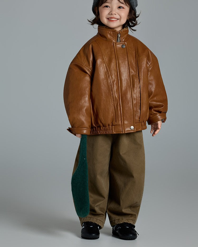 カーブ裏起毛パンツ