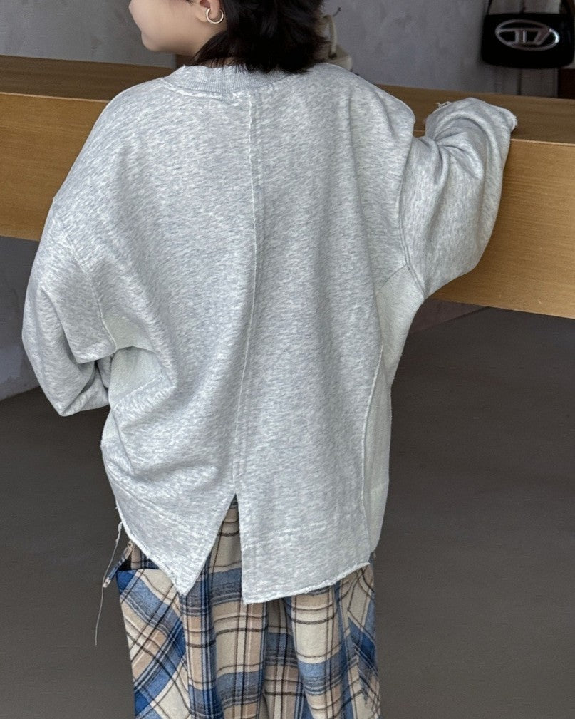 テレコカットオフスウェット