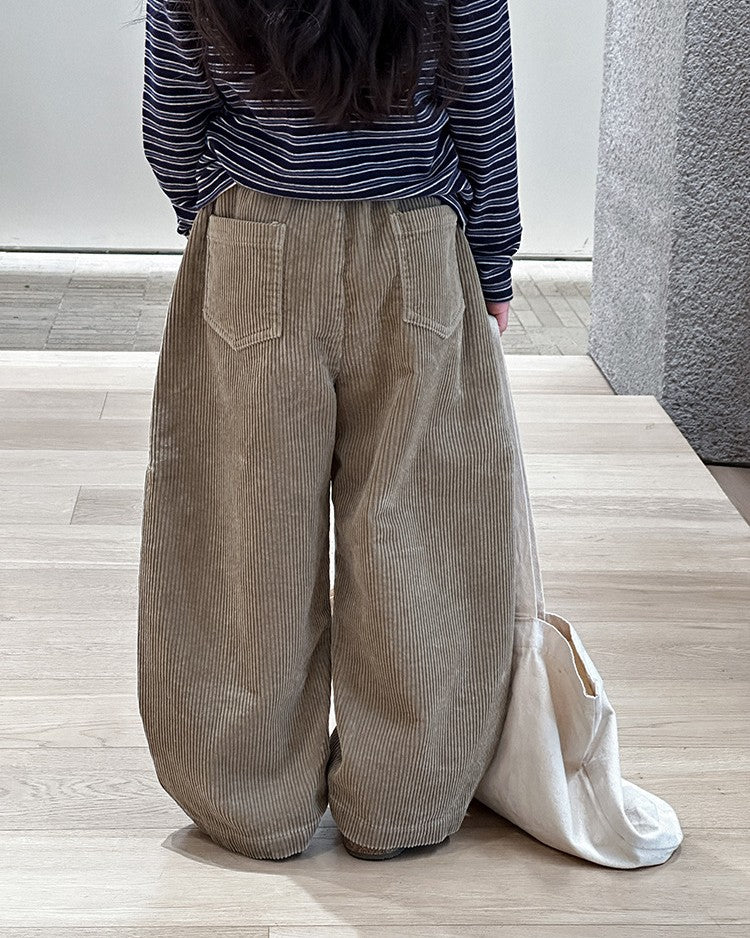 コーデュロイタックパンツ