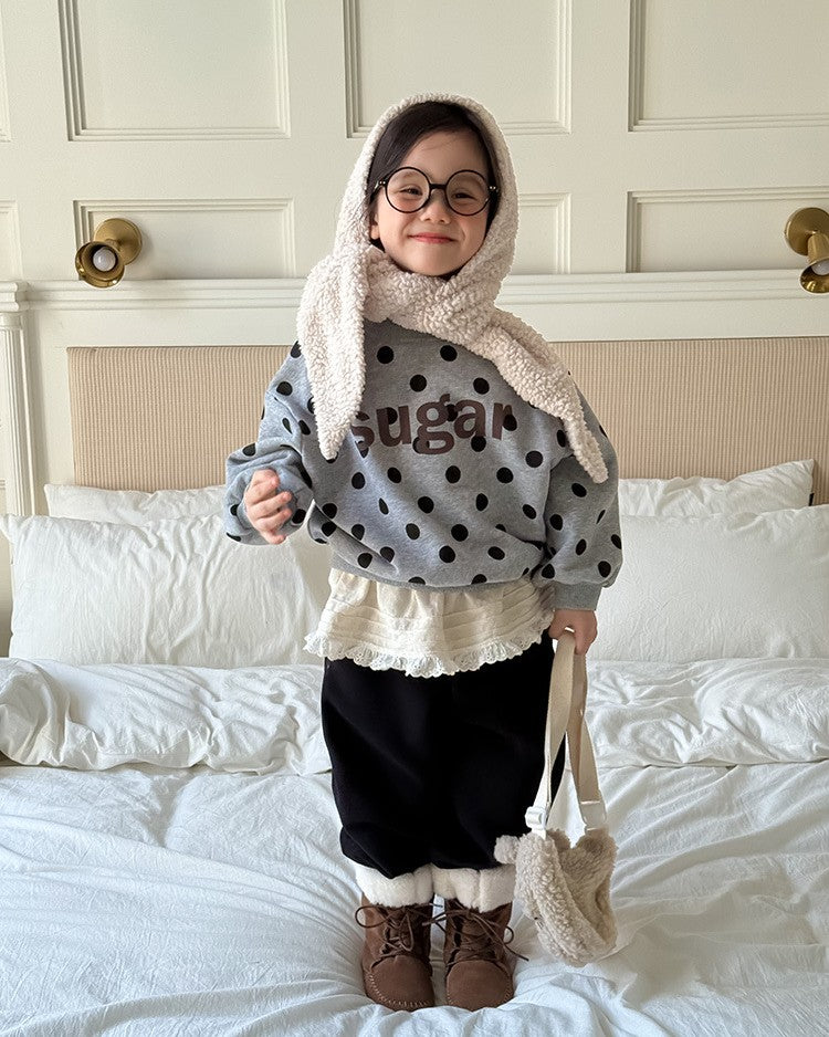 ドットロゴ裏起毛スウェット