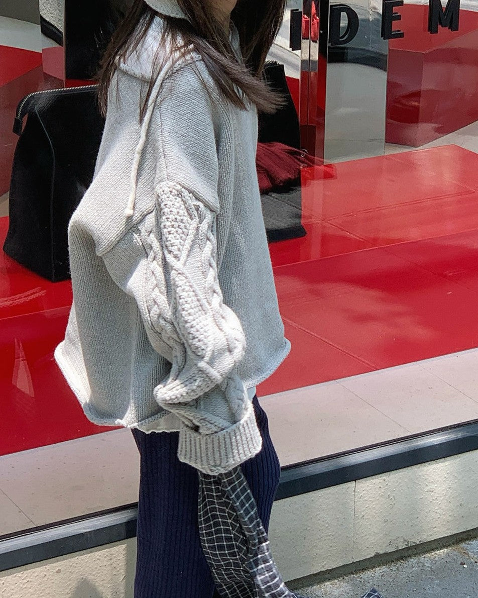アランスリーブニット.